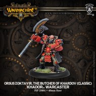 orsus zoktavir the butcher of khardov khador warcaster